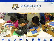 Tablet Screenshot of morrisontigers.org